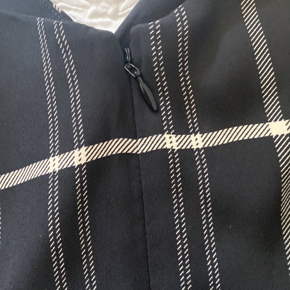 Cabi Check Crossover Cami Peplum Top - image 6